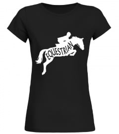 Equestrian Horse Jumper Tee Shirt - Limited Edition