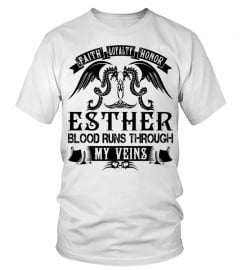 ESTHER - My Veins Name Shirts