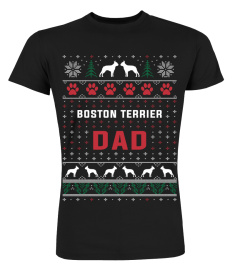 Boston Terrier Ugly Christmas Sweater