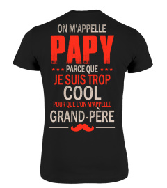 Veste Baseball On m'appelle papy parce que je suis trop cool pour que l'on m'appelle grand-père | Cadeau T-Collector®