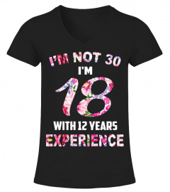I'm not 30 I'm 18 with 12 years experience