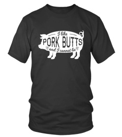 I Like Pork Butts and I Cannot Lie t-shirt Barbecue White