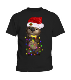 Otter Christmas T Shirt