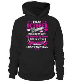 I'm An October Woman T-Shirt Birthday Gi