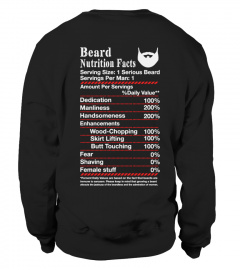 Beard Nutrition Facts - Limited Edition