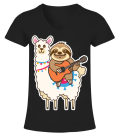 Sloth Llama T Shirt