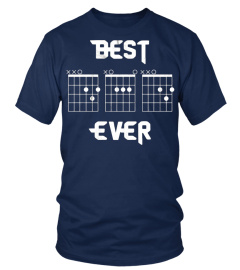 Mens Best Dad Ever Guitar T-Shirt - Funny Guitarist Musician Tee