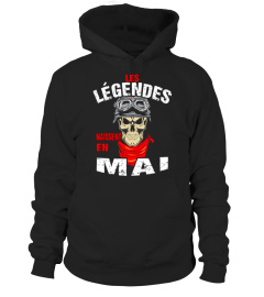 LES LEGENDES NAISSENT EN MAI T SHIRT