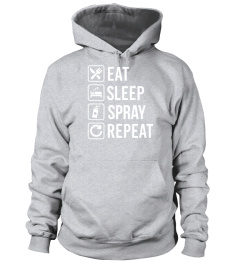 Spray Paint Graffiti Eat Sleep Repeat T-shirt