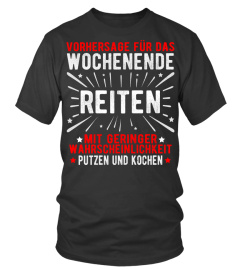 VORHERSAGE FÜR DAS WOCHENENDE REITEN MIT GERINGER WAHRSCHEINLICHKEIT AUF PUTZEN UND KOCHEN