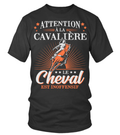 ATTENTION À LA CAVALIÈRE LE CHEVAL