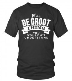 LIMITED-EDITION DE GROOT TEE!