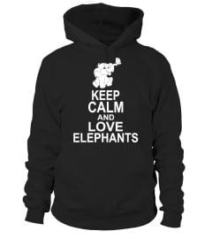 KEEP CALM AND LOVE ELEPHANTS