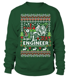Engineer Christmas Ugly sweater