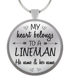 His and Her  Necklace- Lineman Special