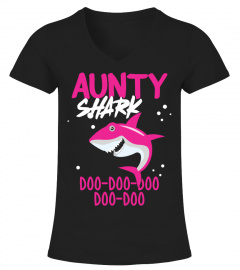 AUNTY Shark doo doo Family t-shirts