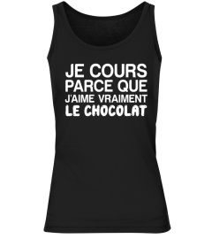 Je cours parce que j'aime vraiment le chocolat