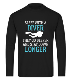 Funny Scuba Diving T Shirt Sleep With A Diver