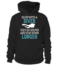 Funny Scuba Diving T Shirt Sleep With A Diver