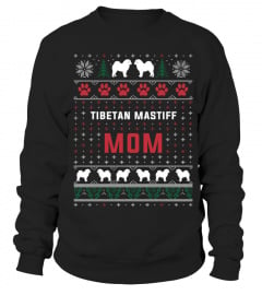 Tibetan Mastiff Mom Christmas Sweater