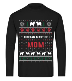 Tibetan Mastiff Mom Christmas Sweater