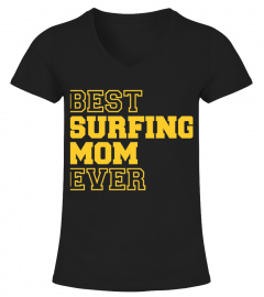Best Surfing Mom Ever T shirt Gift For Christmas   Xmas