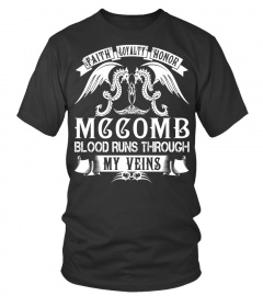 MCCOMB Blood Runs Through My Veins