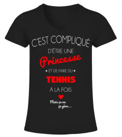 c'est compliqué d'être une princesse et Tennis mais ca va je gère cadeau noël anniversaire humour drôle femme