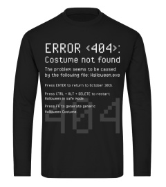 ERROR 404 COSTUME NOT FOUND Easy DIY Cos