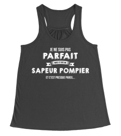 je ne suis pas parfait mais je suis Sapeur pompier et c'est presque pareil cadeau noël anniversaire humour drôle homme cadeaux