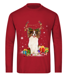 Papillon Dog Christmas