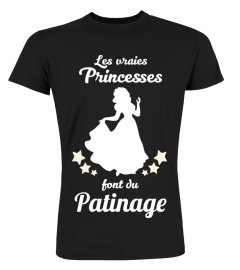 les vraies princesse sont Patinage cadeau noël anniversaire humour drôle femme cadeaux