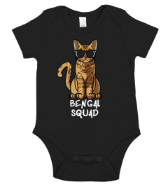 Bengal Squad Funny Cat Lover Sunglasses Squad Gift Shirt