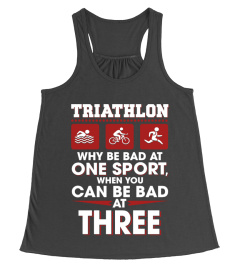 TRIATHLON WHY BE BAD AT ONE SPORT