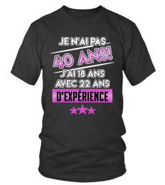 Edition Limitée "40 ANS 22 ANS D'EXP"