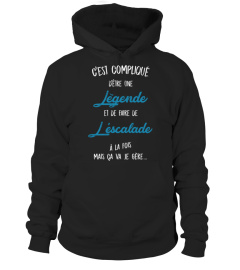 C'est compliqué d'être une légende et L'escalade à la fois mais ça va je gère cadeau noël anniversaire humour drôle homme cadeaux