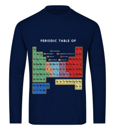 Marvel Ultimate Periodic Table Of Elements Graphic T-Shirt