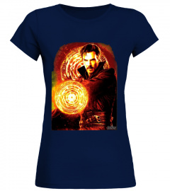Marvel Infinity War Dr. Strange Fire Symbol Graphic T-Shirt
