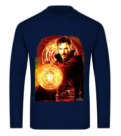 Marvel Infinity War Dr. Strange Fire Symbol Graphic T-Shirt