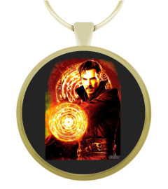 Marvel Infinity War Dr. Strange Fire Symbol Graphic T-Shirt