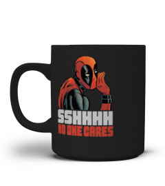 Marvel Deadpool SSHHHH No One Cares Whisper Graphic T-Shirt