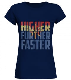 Marvel Captain Marvel Higher Faster Fill Graphic T-Shirt
