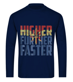 Marvel Captain Marvel Higher Faster Fill Graphic T-Shirt