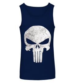 Marvel Punisher Skull Symbol Distressed Graphic T-Shirt