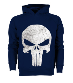 Marvel Punisher Skull Symbol Distressed Graphic T-Shirt