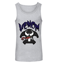 Marvel Venom Cute Kawaii Drippy Symbiote Graphic T-Shirt