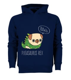 Funny Pug Halloween Shirt Pugasaurus Rex Costume