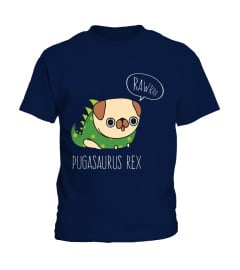 Funny Pug Halloween Shirt Pugasaurus Rex Costume