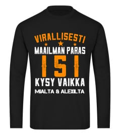 VIRALLISESTI MAAILMAN PARAS ISI HENKILÖKOHTAINEN T-PAITA