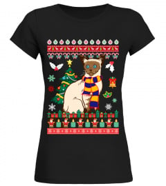 Siamese cat Christmas Sweatshirt